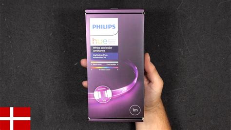 Philips Hue Lightstrip Plus 1m Forlænger Udpakning And Installation