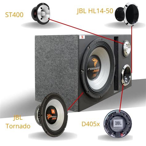 Caixa Trio Jbl Selenium Tornado Swt Pol D X St