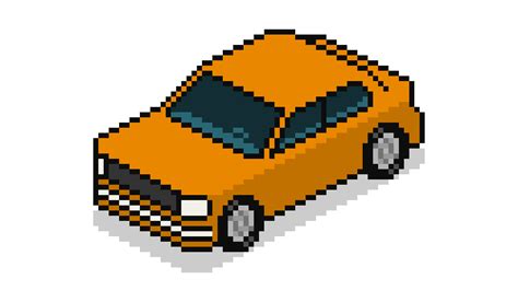 How To Create An Isometric Pixel Art Vehicle In Adobe Photoshop