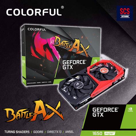 Colorful GTX 1650 NB 4GD6 V GTX 1650 SUPER NB 4G V Shopee Malaysia