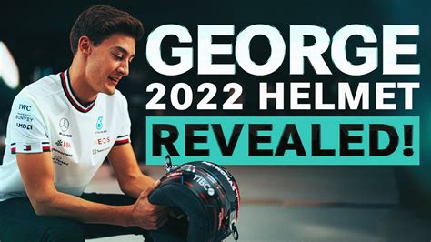 George Russell 2022 Mercedes F1 Helmet Revealed!