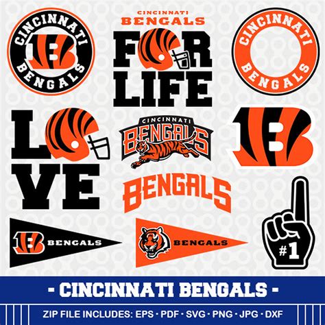 Cincinnati Bengals Svg File Vector Design In Svg Eps Dxf And Jpeg