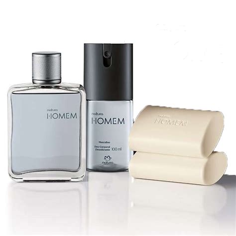 Kit Presente Masculino Natura Homem Perfume Ml Deo Corporal Ml