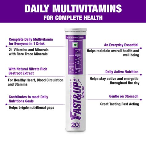 8 Reasons To Take Multivitamins Tablets To Everyday Health Fastandup