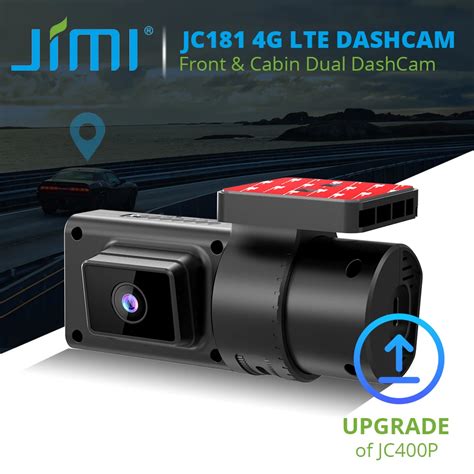 Jimi Jc Mini G Car Camera With Live Stream Dual Cameras Gps