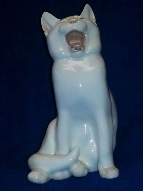 Ultra Rare Royal Copenhagen Porcelain Cat Figurine Etsy