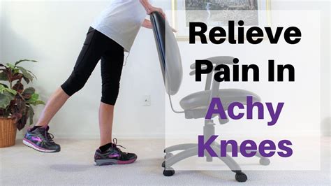 8 Exercises To Relieve Knee Pain Youtube