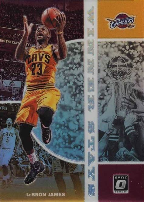 Panini Donruss Optic Winner Stays Lebron James Basketball