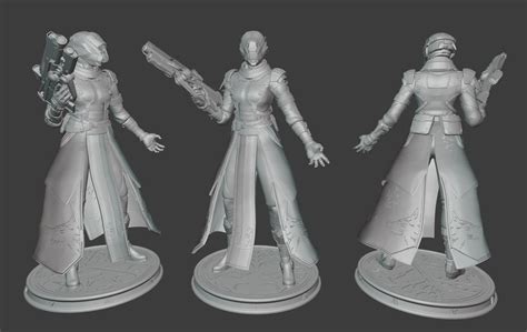 DESTINY WARLOCK ARMOR IRON BANNER YEAR ONE 3D Model 3D Printable