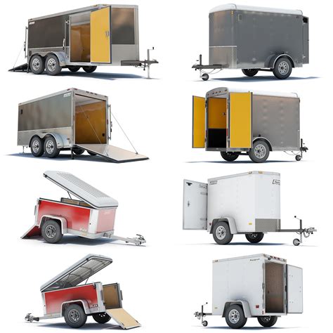 Animated Cargo Trailer 3d Models Download Free3d