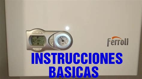 Manual De Instrucciones Caldera Ferroli Domicompact F24 - profitdamer