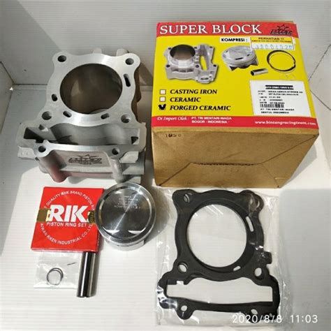 Jual Block Bore Up Super Block Blok Mesin Brt Nmax Aerox Stroke Up