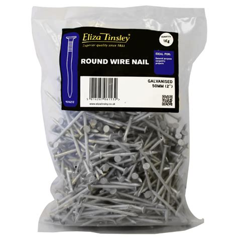 Buy Eliza Tinsley 75mm Galvanised Round Wire Nail 1kgpk Online At Beatsons Direct