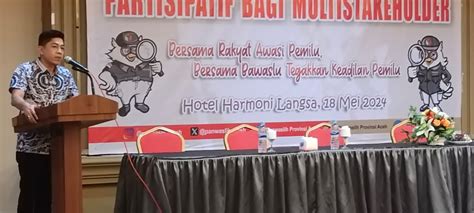 Panwaslih Aceh Sosialisasi Pengawasan Pemilu Partisipatif Bagi