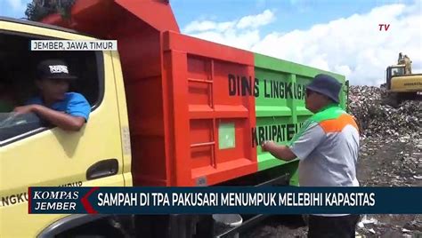 Sampah Di TPA Pakusari Menggunung Melebihi Kapasitas Rawan Longsor