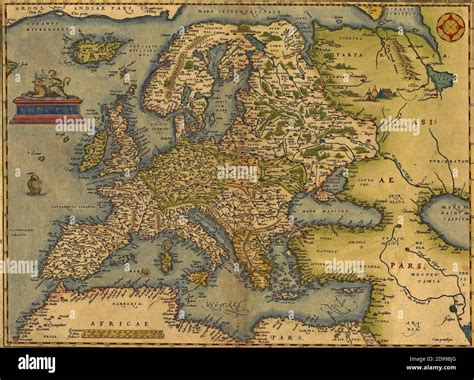 Antique Map Of Europe Hi Res Stock Photography And Images Alamy