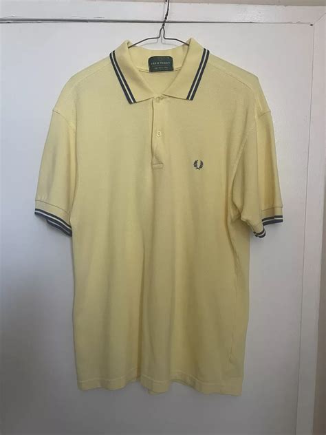 Yellow Fred Perry Polo Shirt Shop Fast Lisauniboit