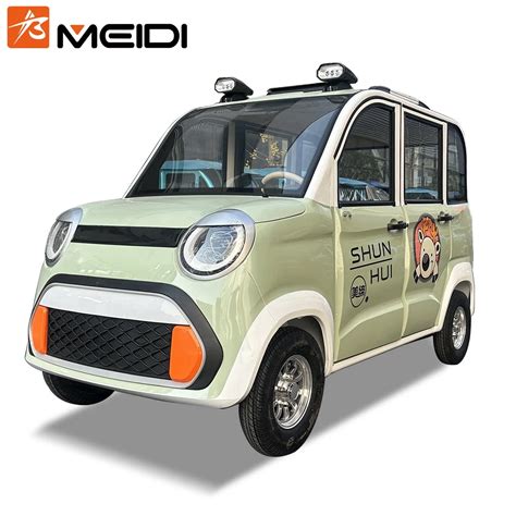 Meidi Closed Body Passenger Tricycle 4 Wheel Closed Electric Car