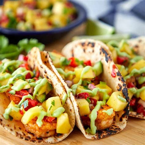 Shrimp Tacos With Mango Salsa Casual Epicure