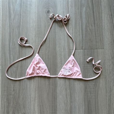 Frankies Bikinis Phillipa Iridescent Triangle Bikini Depop