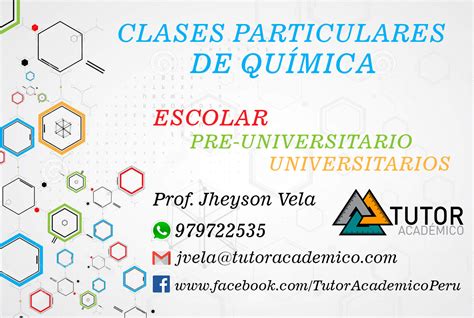 Clases Particulares De Quimica Lima 2018