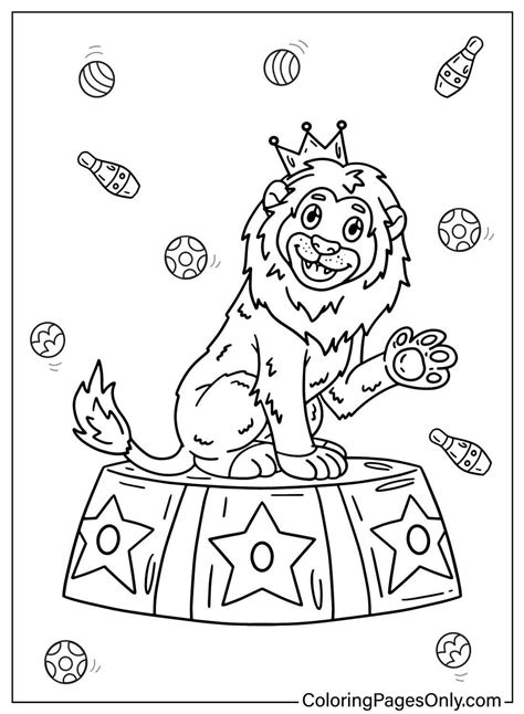 Coloriages De Lions Coloringpagesonly