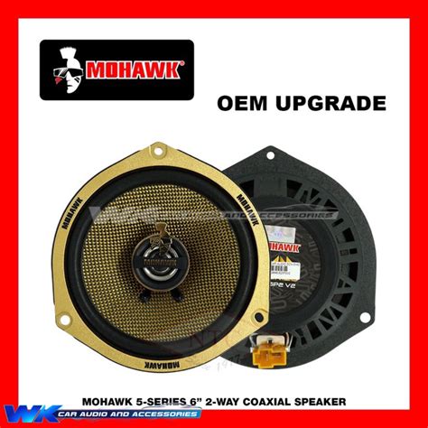 MOHAWK NEW MODEL 24M5 625P2 V2 OEM 6 5 2 WAY COAXIAL SPEAKER PLUG AND