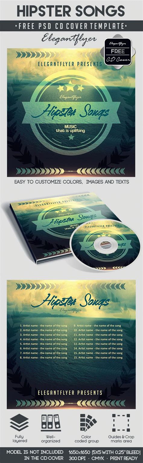 Pin on Free CD & DVD cover templates in PSD