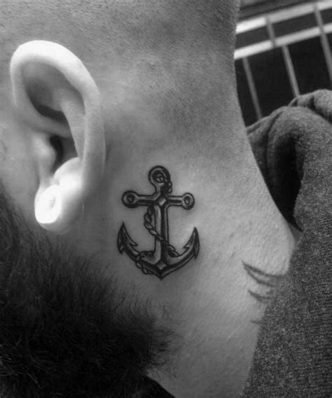 Top Small Neck Tattoos For Guys Inspiration Guide