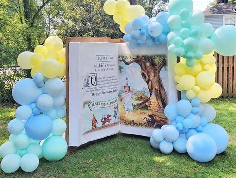 Winnie The Pooh Inspired Diy Balloon Garland Kit St Birthday Baby