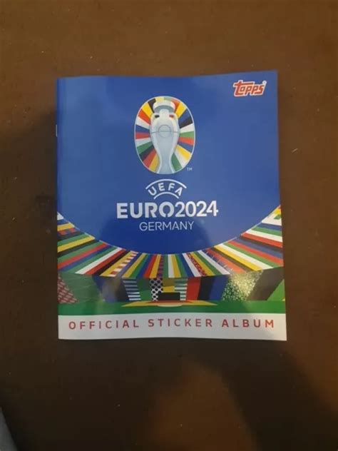 Topps Uefa Euro Germany Official Stickers Collection Album