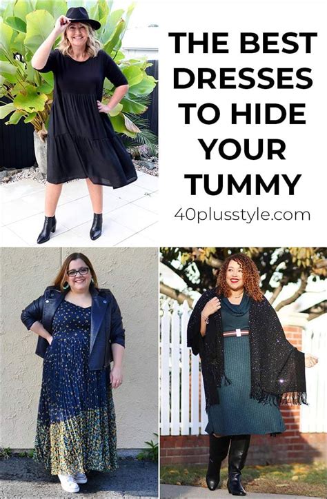 The Best Dresses To Hide Your Tummy For Women Over 40