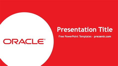 Free Oracle PowerPoint Template Prezentr PPT Templates