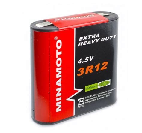 Элемент питания солевой MINAMOTO 3R12 - купить с доставкой по выгодным ...
