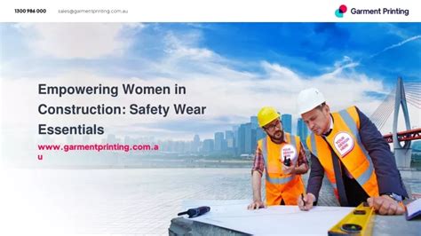 Ppt Empowering Women In Construction Safety Wear Essentials Powerpoint Presentation Id 12683464