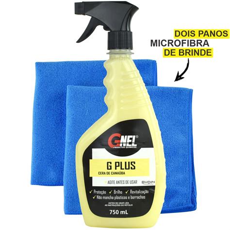 Cera Liquida Automotiva Cristalizadora Carna Ba Plus Pano De