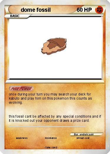 Pokémon dome fossil 1 1 - My Pokemon Card