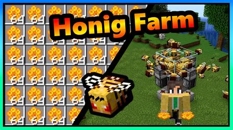 Einfache Honig Farm Minecraft Honigwaben Farm Youtube