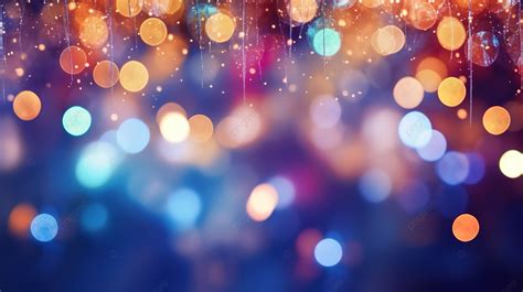 Aesthetic Patterns Created By Out Of Focus Christmas Lights Background Christmas Bokeh Light