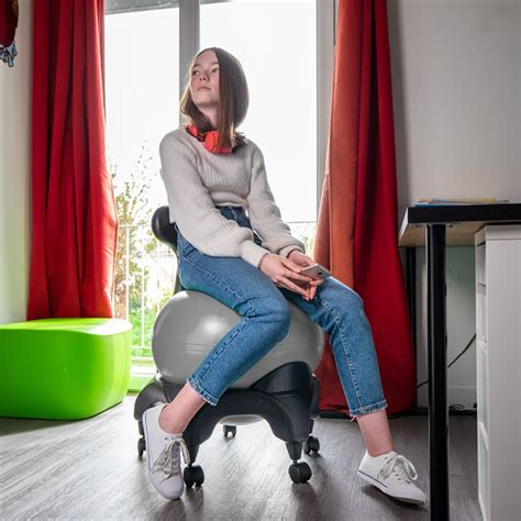 Chaise Ergonomique Avec Ballon Tonic Chair Originale Teamalex