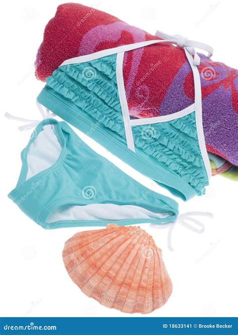 Summer Bikini Concept Stock Image Image Of Bathing Purple 18633141