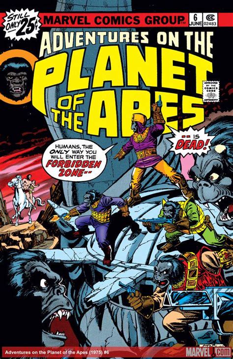 Adventures On The Planet Of The Apes 1975 6 Comic Issues Marvel