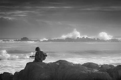 Images Gratuites Homme Plage Paysage C Te Roche Oc An Horizon