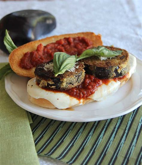 Eggplant Parmesan Sandwiches