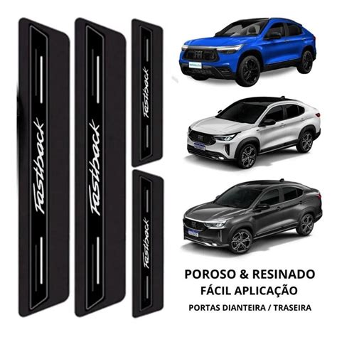 Kit Soleira Acess Rio Protetor Porta Novo Fiat Fastback No Shoptime