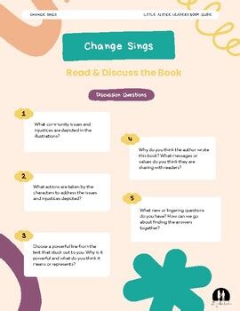 Book Guide: Change Sings by Amanda Gorman by Little Justice Leaders