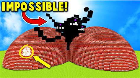 MINECRAFT 83,601,872 EXPLODING TNT BALL vs WITHER STORM BOSS! - YouTube