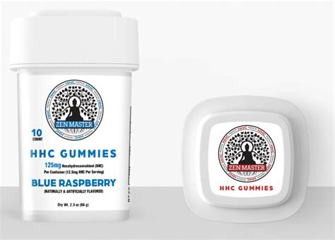 Zen Master Hhc Gummies Sweet Blue Raspberry Cbd American Shaman