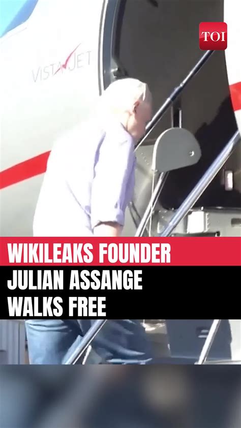 Wikileaks Assange Walks Out Of UK Prison After Plea Deal With U S