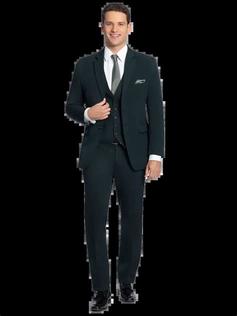 David Major Hunter Green Suit Russo Tux Dresses Limousine